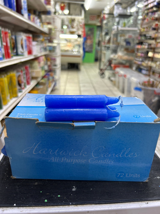 Caja de Velas Azules