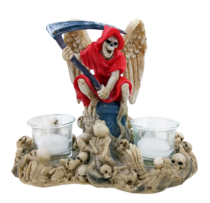 Candle holder Santa muerte/ Porta Velas