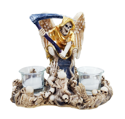 Candle holder Santa muerte/ Porta Velas