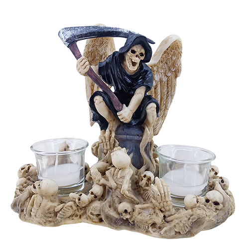 Candle holder Santa muerte/ Porta Velas