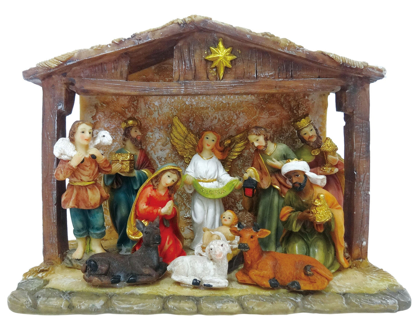 Inch Nativity House Christmas Stable 5.5"