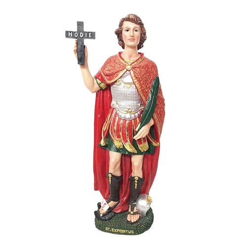 Estatua ST Expeditus de 16 pulgadas